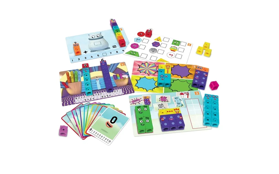 Numberblocks Mathlink Cubes Numberblocks 1-10 Set