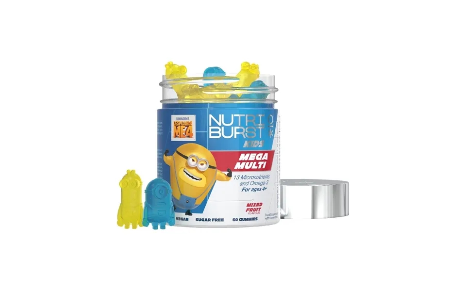 Nutriburst Minions Mega Multi Vitamins 4 Years 60 Pcs