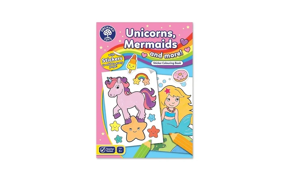 Orchard Toys Unicorns Mermaids & More Colouring Book