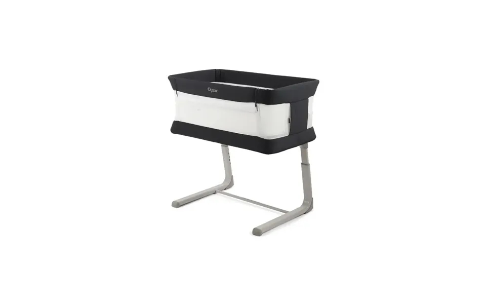 Oyster Wiggle Crib Co-sleeper - Carbonite