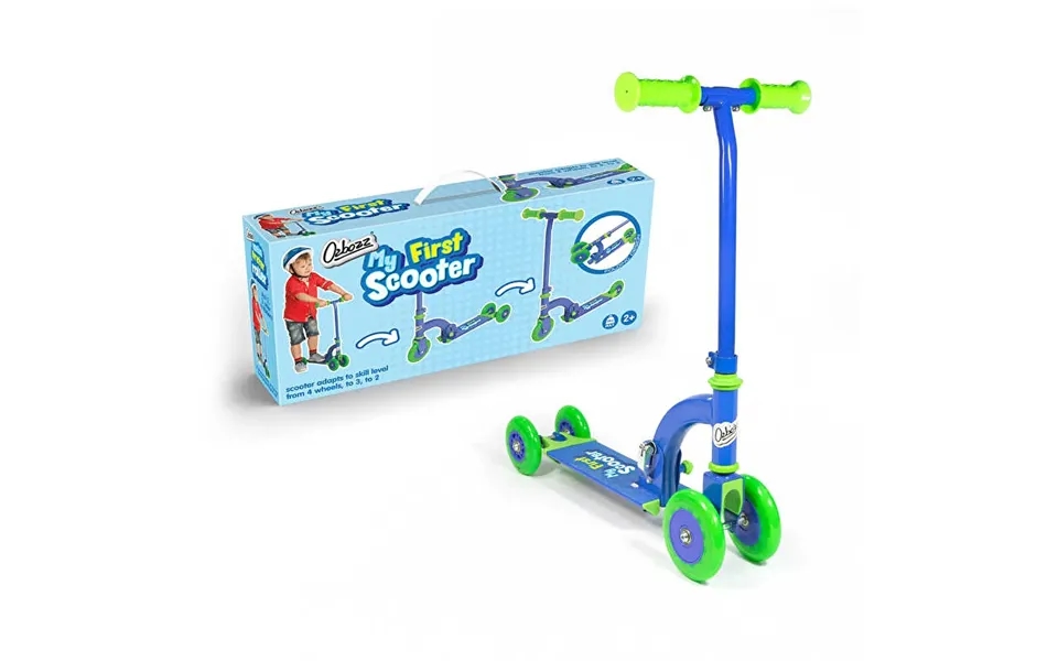 Ozbozz My First Scooter Folding - Blue 4 Wheels