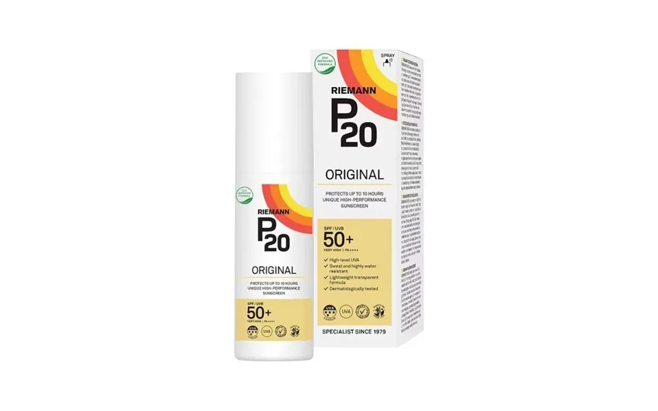 P20 Original Spf 50 Sun Spray 100ml