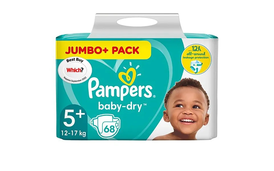 Pampers Baby Dry Size 5 - 68 Nappies