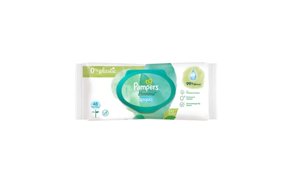Pampers Harmonie Aqua Baby Wipes 48 Pcs