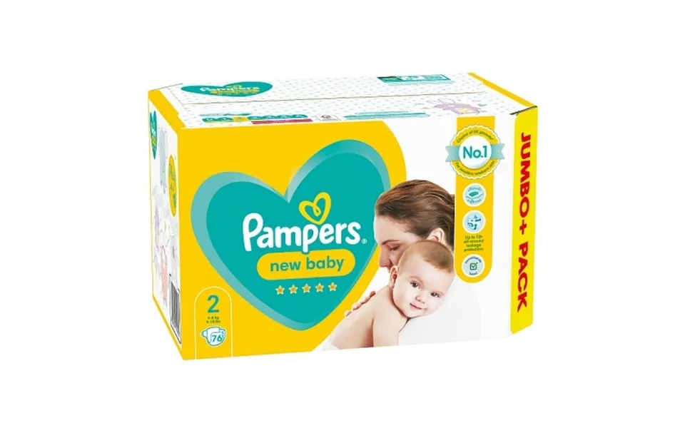 Pampers New Baby Size 2 - 76 Nappies