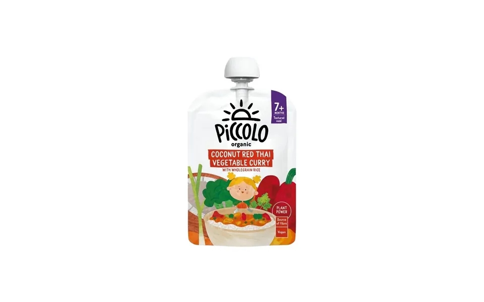 Piccolo Organic Coconut Red Thai Vegetable Curry 7 Months 130g