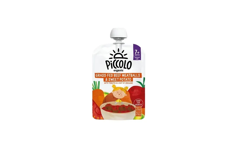 Piccolo Organic Sweet Potato & Beef Meatballs 7 Months 130g