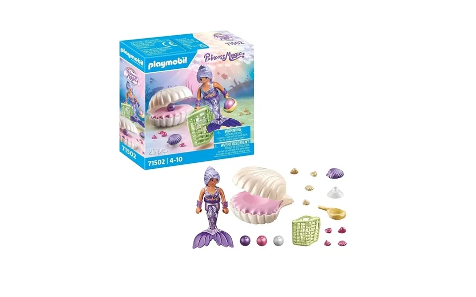 Playmobil Princess Magic 71502 Mermaid With Pearl Seashell