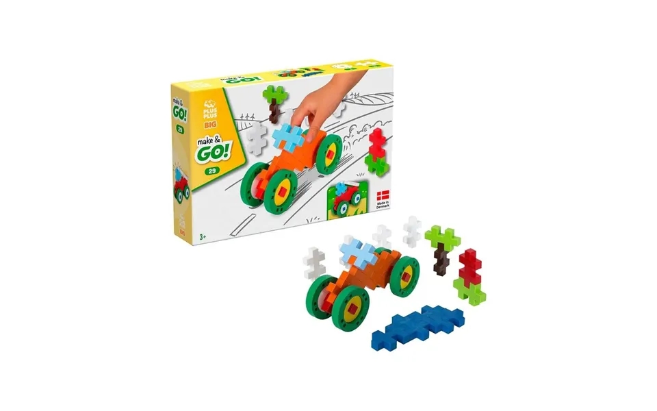 Plus Plus Big Make & Go 29 Pcs