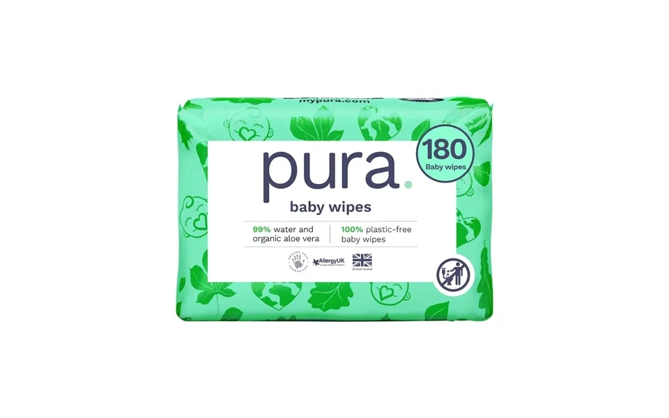 Pura Baby Wipes 3x60 Pcs