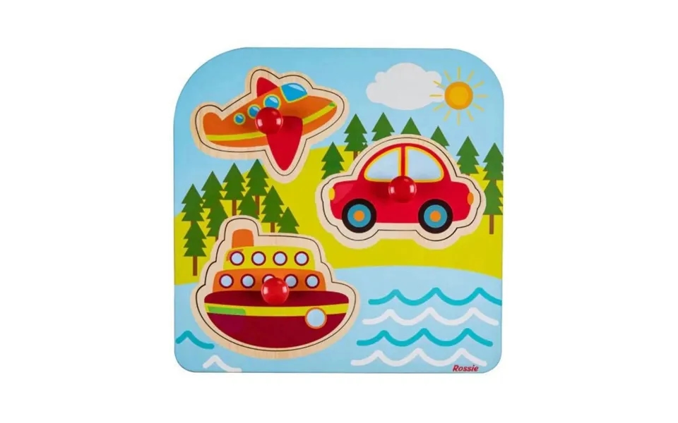 Rossie Wood First Puzzle - Vehicles