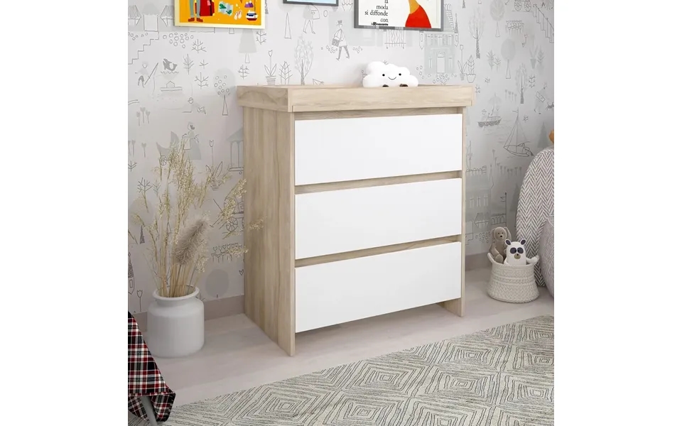 Shefa Kids 880 Baby Changing Unit - Elm White