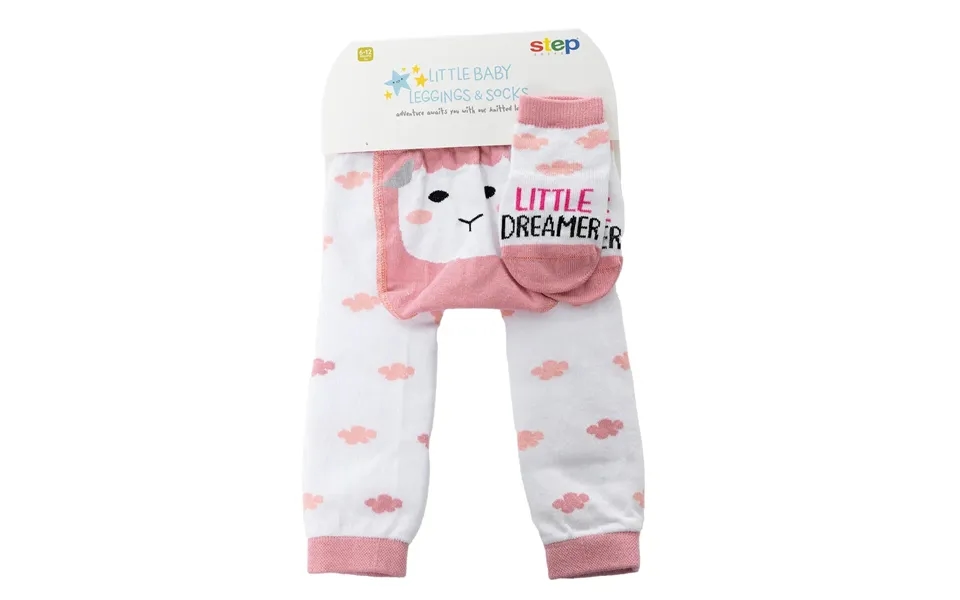 Step Tights And Socks - Pink, 6-12 Months