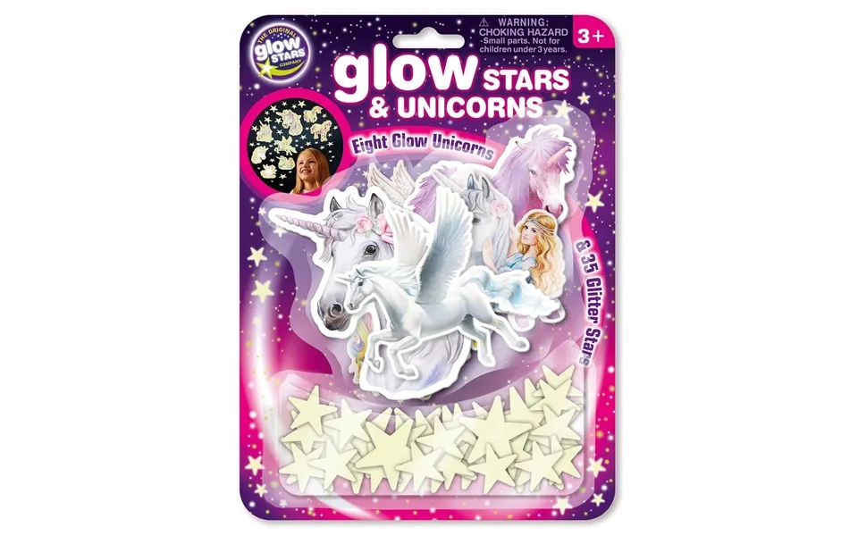 The Original Glowstars Company Glitter Stars & Unicorns