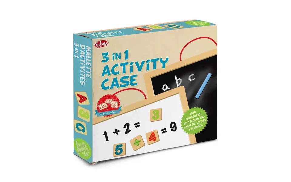 Tobar-wooden 3-in-1 Activity Case