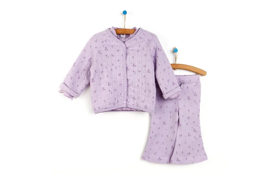 Tuffy Sweatshirt-pants-cardigan - Mauve, 12 Months