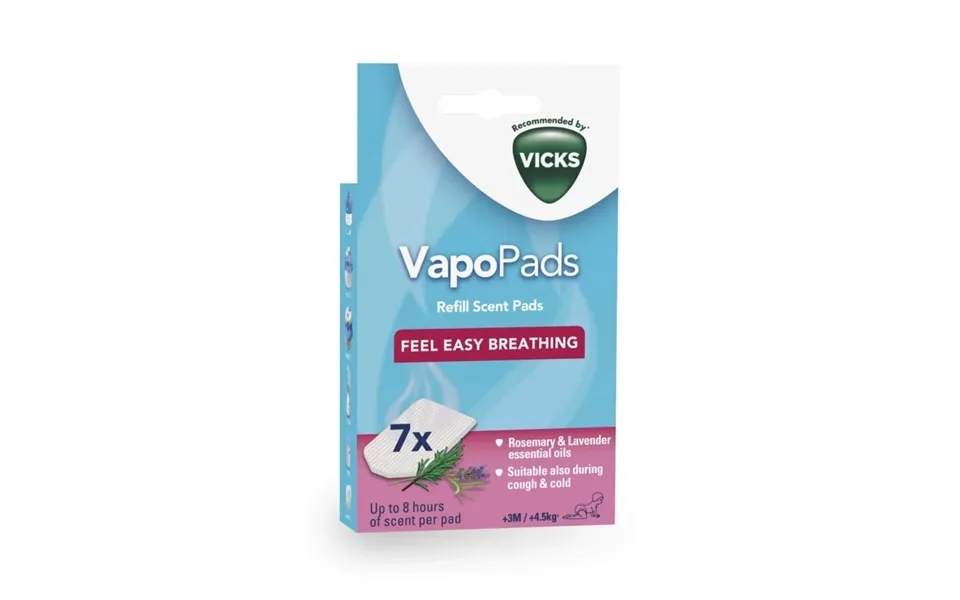 Vicks Rsmry & Lvndr Scent Pads