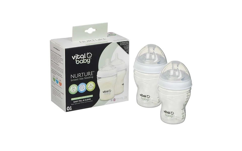 Vital Baby Nurture Breast Like Feeding Bottle 240ml