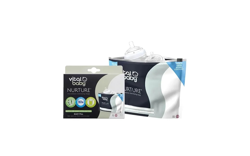 Vital Baby Nurture Microwave Sterilising Bags 5 Pcs