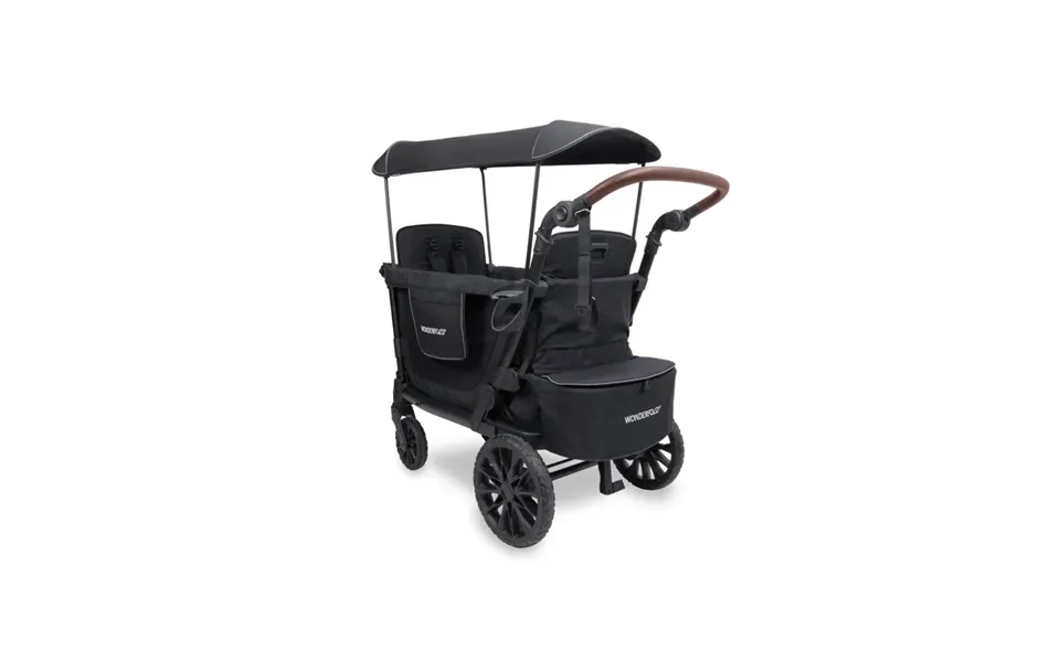 Wonderfold L2 Quad Stroller Wagon - Black