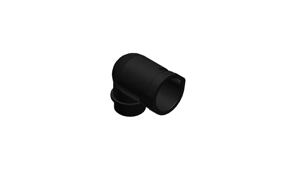 Abb Alwdm253 - 10 90 Degree Elbow Conduit Connector Black 25mm Ip66