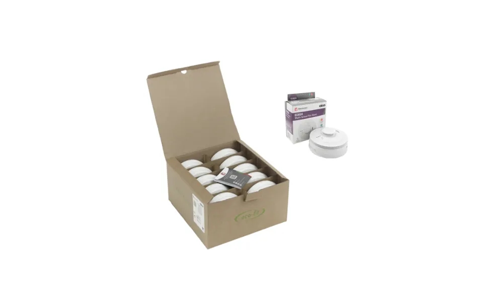 Aico Eco-fit Multi-sensor Fire Alarm With Lithium Back-up Smartlink Pack Of 10