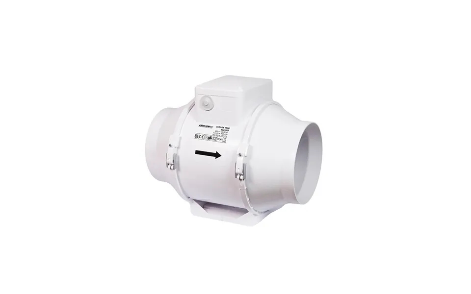 Airflow Aventa 150mm In-line Mixed Flow 2 Speed Fan Standard