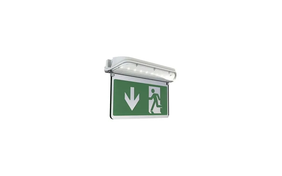 Ansell Harrier Down Arrow Led 3m Nm Exit Sign With Legend