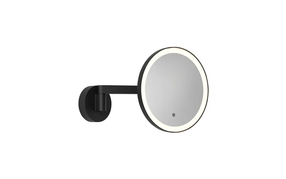 Astro Nagoya Matt Black Led Mirror