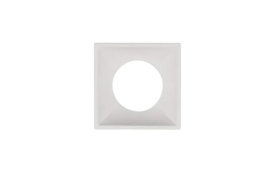 Aurora Anovi Square Decorative Matt White Bezel For Recessed Surface Downlight