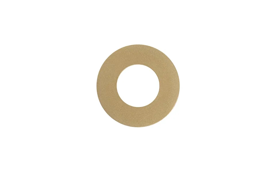 Aurora Led'up Fixed Round Aluminium Bezel Gold