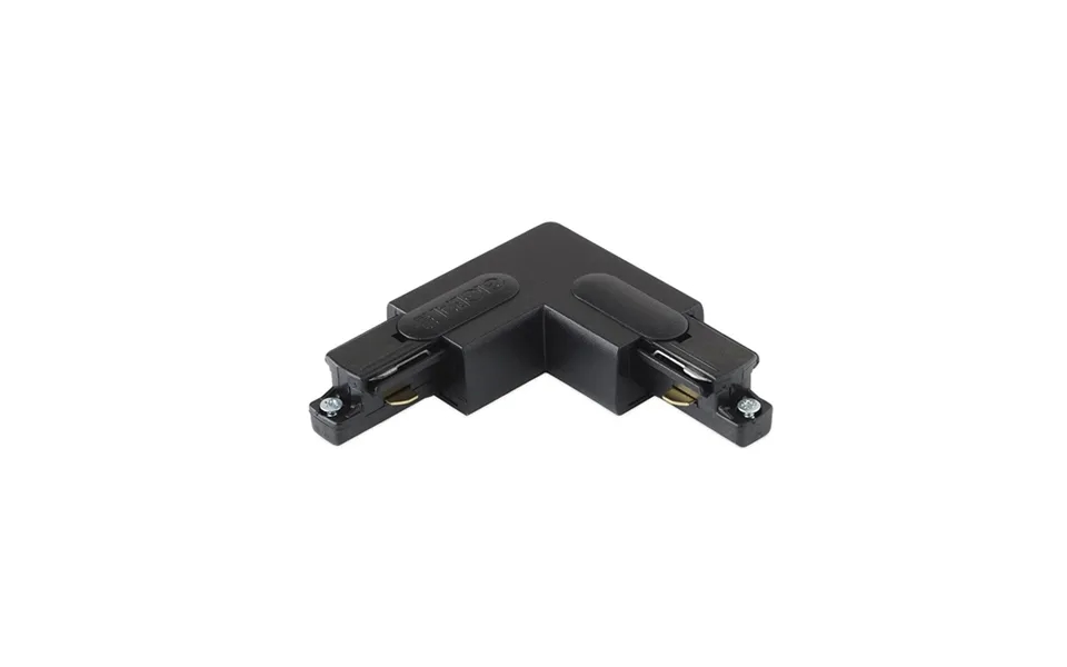 Aurora Single Circuit Track L Connector Inside Feed Black