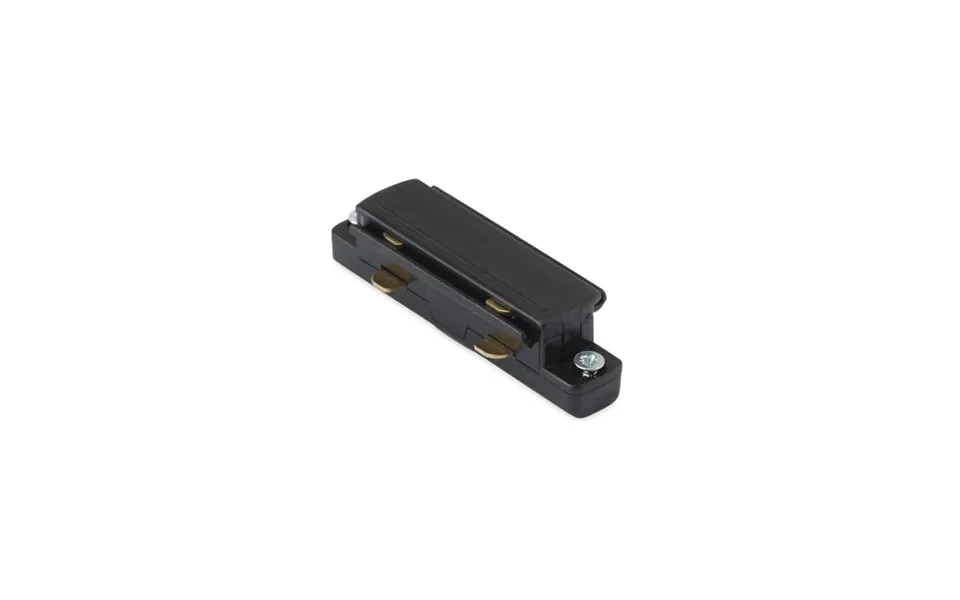 Aurora Single Circuit Track Straight Connector Black