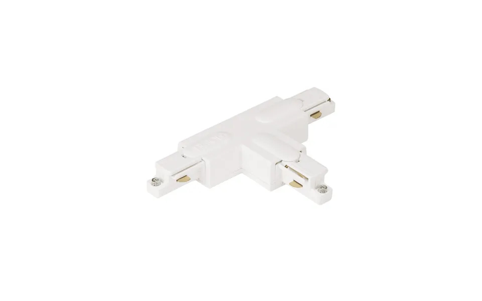 Aurora Single Circuit Track T Connector Outside Left White