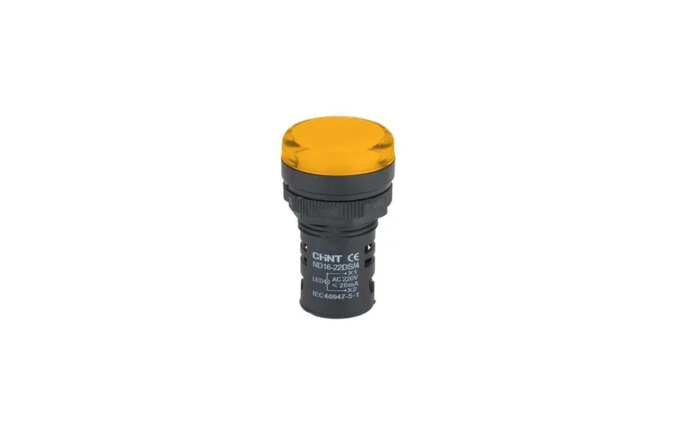 Chint Nd16-amb-24v Led Indicator 24v Ac Dc Volts Amber Colour