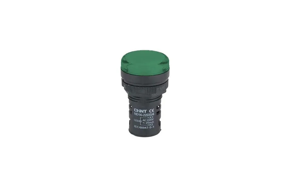 Chint Nd16-grn-24v Led Indicator 24v Ac Dc Volts Green Colour