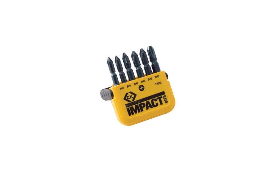 Ck Blue Steel Impact Screwdriver Bit Ph Set Of 6