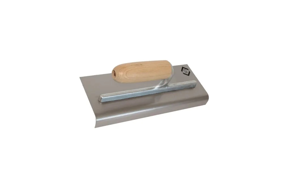 Ck Concrete Edging Trowel Carbon Steel Wood Grip 280x115mm