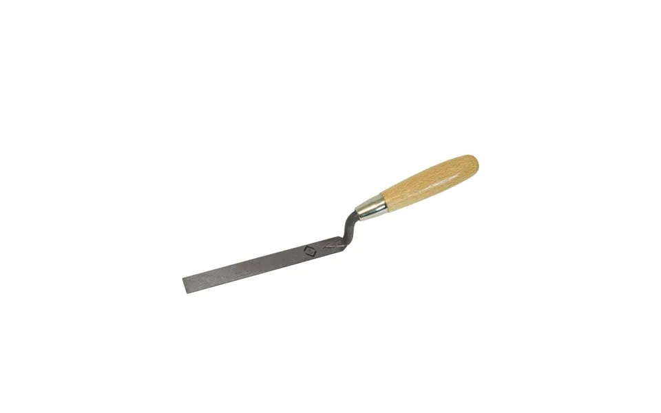 Ck Finger Trowel Flat Carbon Steel Wood Handle 25x175mm