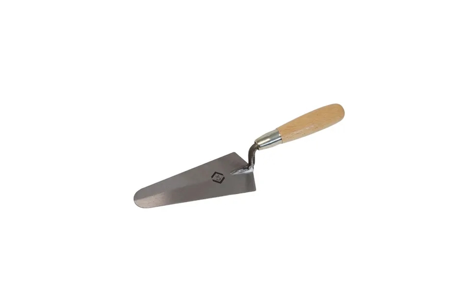 Ck Gauging Trowel Carbon Steel Wood Grip 180mm