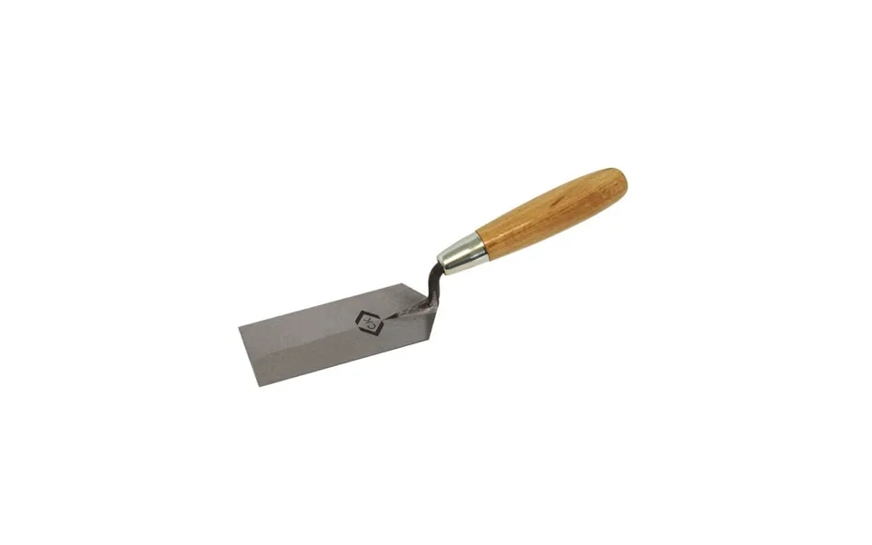Ck Margin Trowel Carbon Steel Wood Grip 125mm