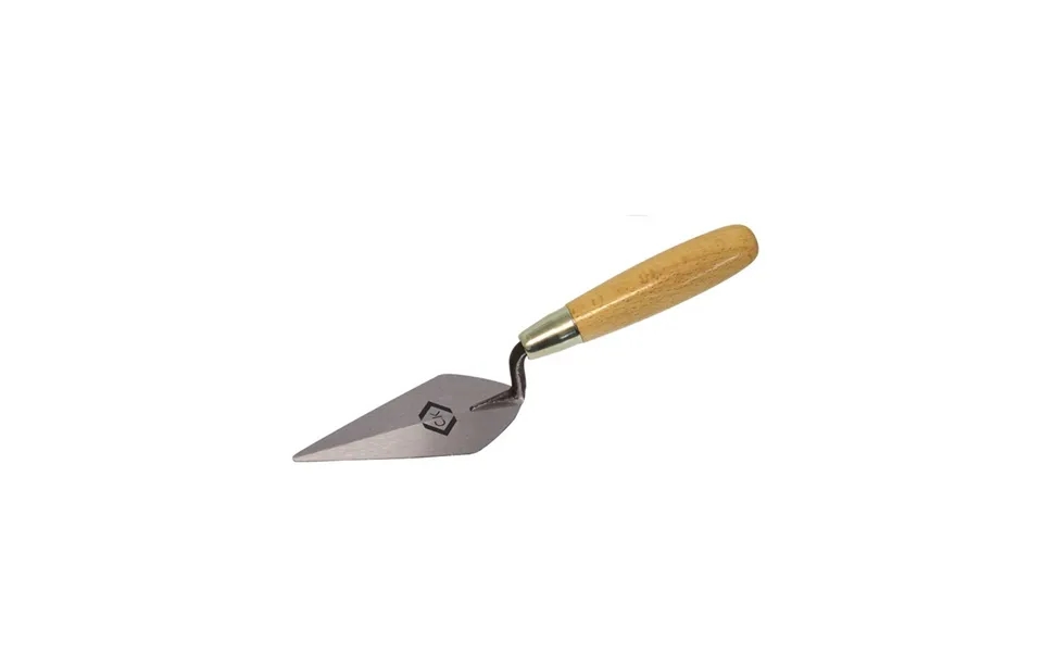 Ck Pointing Trowel Carbon Steel Wood Grip 125mm