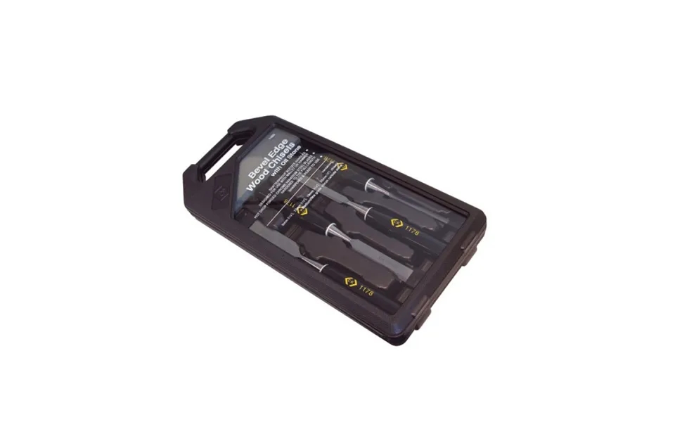 Ck Wood Chisel Bevel Edged Set Of 4 Plus Sharpening Stone