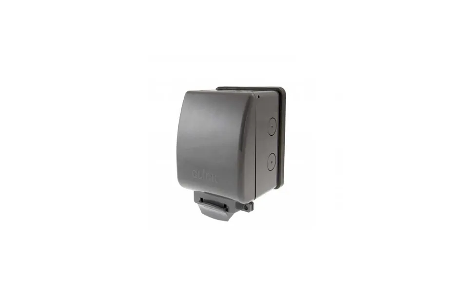 Click Aquip 1 Gang Ip66 Empty Socket Enclosure