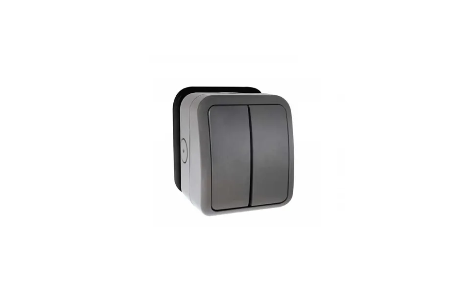 Click Aquip 2 Gang Ip66 Empty Switch Enclosure