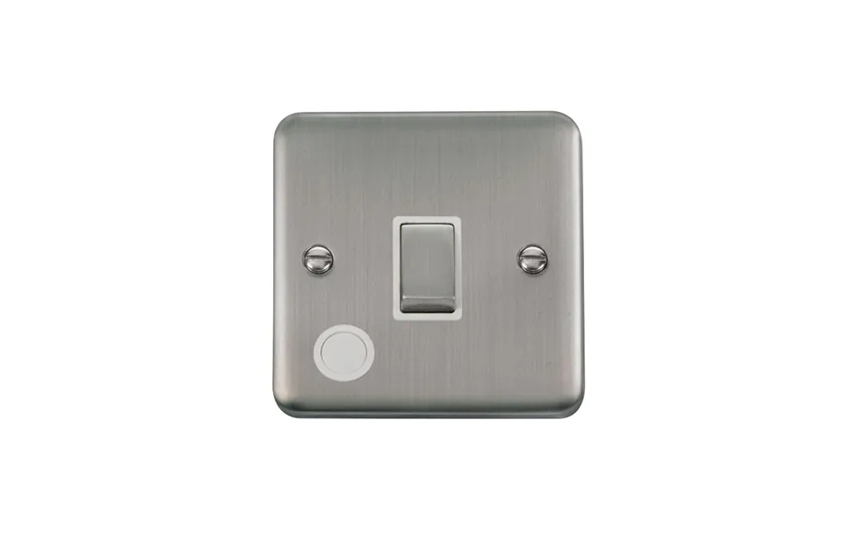 Click Deco Plus Dp Switch Stainless Steel White Inserts Flex Outlet