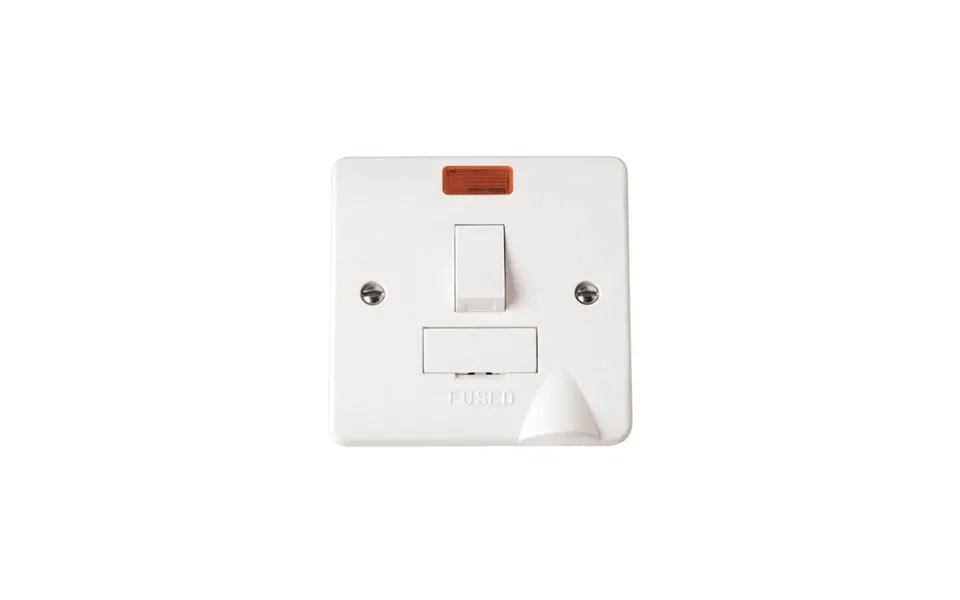 Click Dp Switched Fused Connection Unit Flex Outlet & Neon