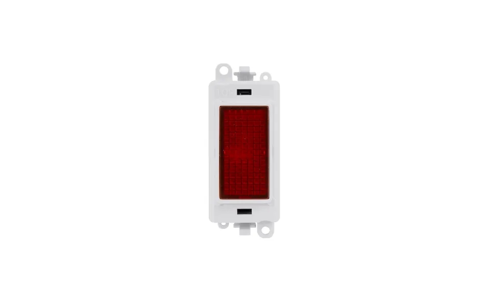 Click Gridpro Red Indicator Module Insert Polar White