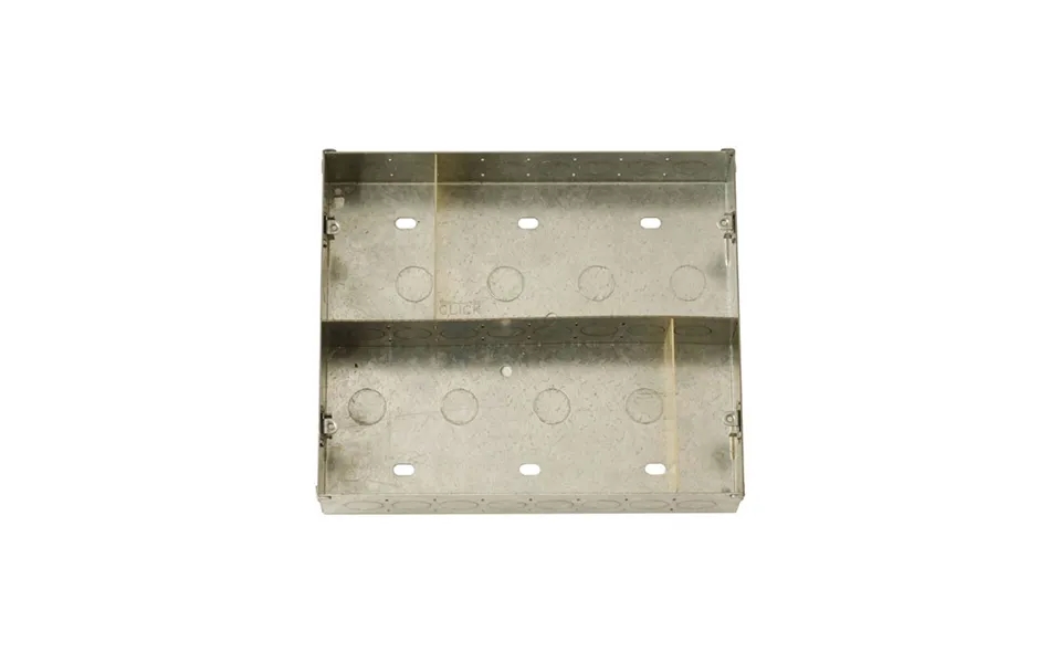 Click New Media 16 Module 35mm Deep Back Box With Central Divider