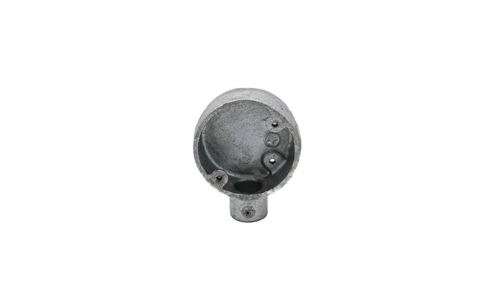 Conlok Galvanised Conduit End Box 25mm
